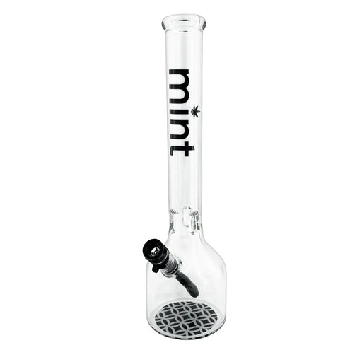 18" Mint Glass Obsidian 7mm - Black - Bongs Canada