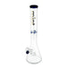 18" Mint Glass Wavy Beaker Bong 7mm - Blue - Bongs Canada