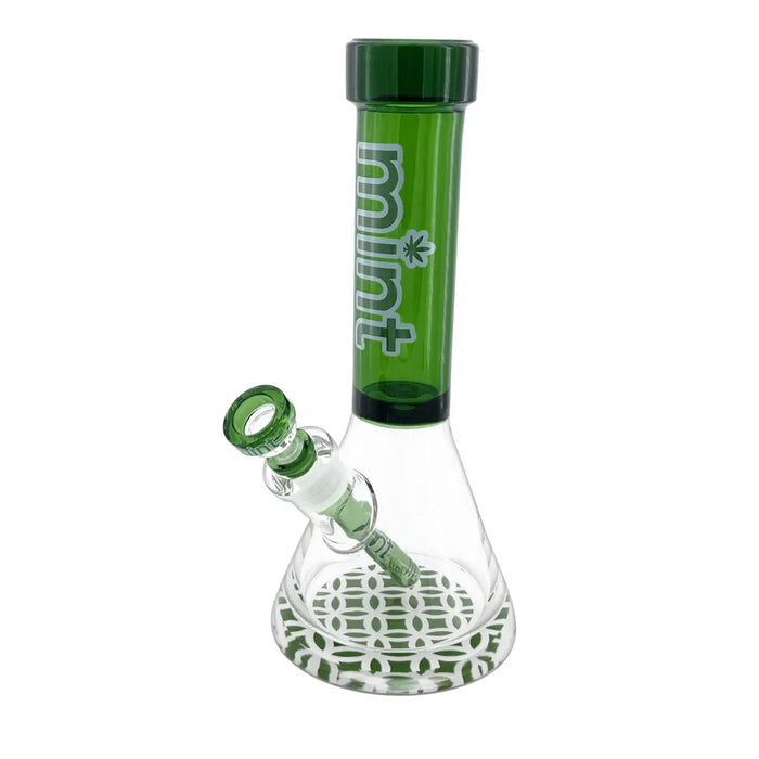 12" Mint Glass Titan 9mm - Green - Bongs Canada