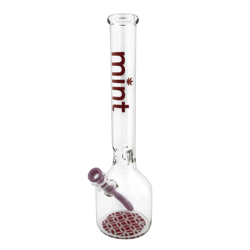 18" Mint Glass Obsidian 7mm - Milk Pink - Bongs Canada