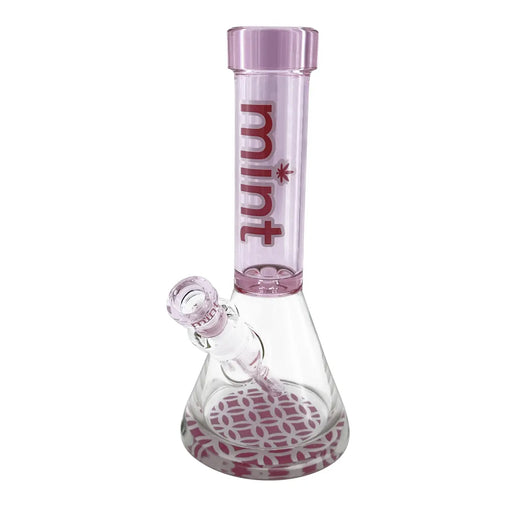 12" Mint Glass Titan 9mm - Pink - Bongs Canada