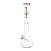 18" Mint Glass Wavy Beaker Bong 7mm - Pink - Bongs Canada