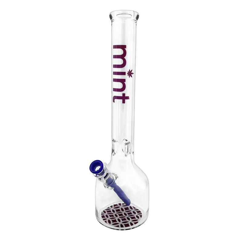 18" Mint Glass Obsidian 7mm - Milk Purple - Bongs Canada