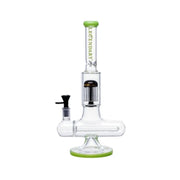 Legendary - 13 Inch Inline w Tree Perc Waterpipe - Neon Green - Bongs Canada