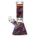 OG Original - 10" 9mm Mosaic Pattern Beaker - Orange - Bongs Canada