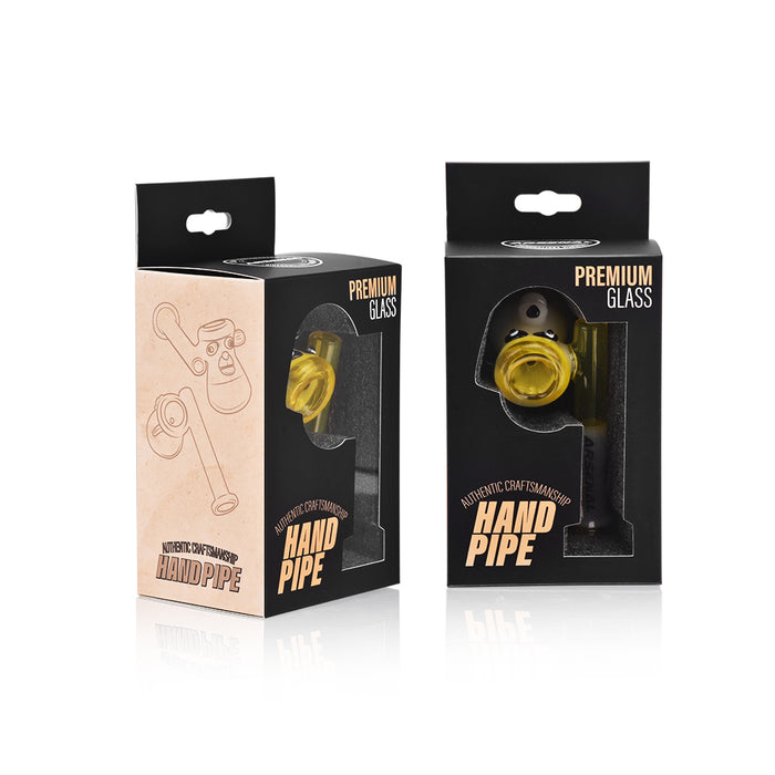 5" Arsenal Glass Panda Glow Hand Pipe