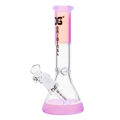 OG Original - 10" 4mm Accent Beaker - Pink - Bongs Canada