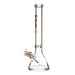 Marley - 16" 9mm Marley Clear Beaker Bong - Pink - Bongs Canada