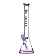 Castle - 18" 9mm Color Logo Castle Glass Bong - Pink - Bongs Canada

