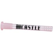 Castle Glassworks - 5" Straight Downstem - Pink - Bongs Canada