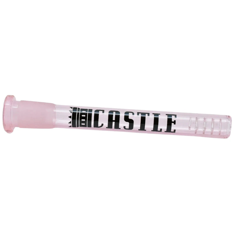 Castle Glassworks - 5" Straight Downstem - Pink - Bongs Canada