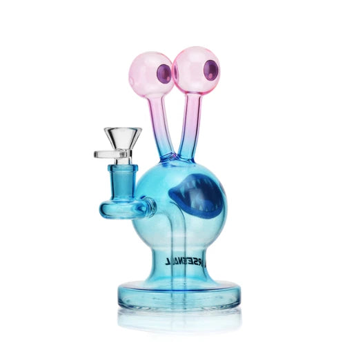 Arsenal - 7.4" Arsenal Alien Grin Glass Bong - Pink - Bongs Canada