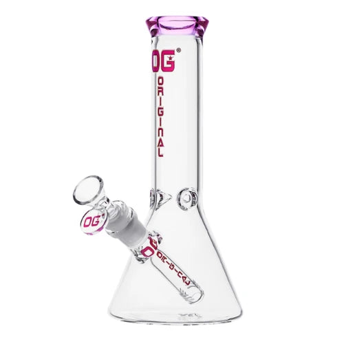 OG Original - 8" OG Original Bold Rim Beaker - Pink - Bongs Canada