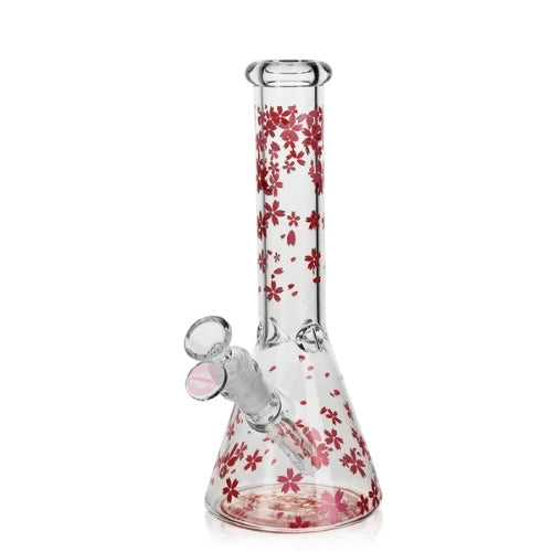 Arsenal Glass - Flower Serene Glass Bong - Pink - Bongs Canada
