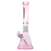 Arsenal - Arsenal Tree Perc Beaker Bong - Pink - Bongs Canada