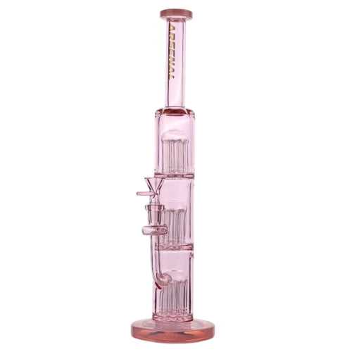 Arsenal - Arsenal Triple Chamber Tower Bong - Pink - Bongs Canada