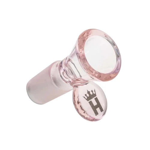Hoss Glass - 14mm Full Color Cone Bowl - Pink - Bongs Canada