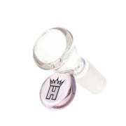 Hoss Glass - Cone Bowl with Colored Tab - Pink - Bongs Canada