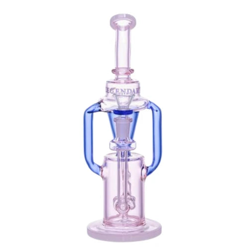 Legendary - 10 Inch Multicolor Recycler - Pink - Bongs Canada