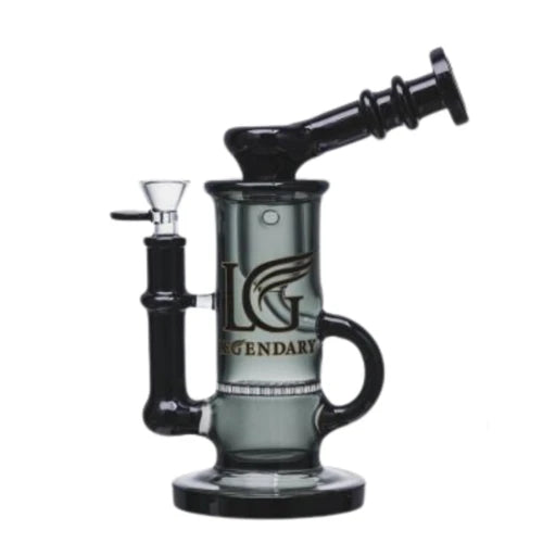 Legendary brand 10 Inch tall Side Car Inner Recycler Dab Rig in Pink with Percolator