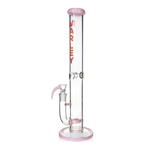 Marley - 17” Straight Tube Ice Bong - Pink - Bongs Canada