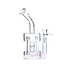 Nice Glass - 8” Inline Fountain Recycler - Pink - Bongs Canada
