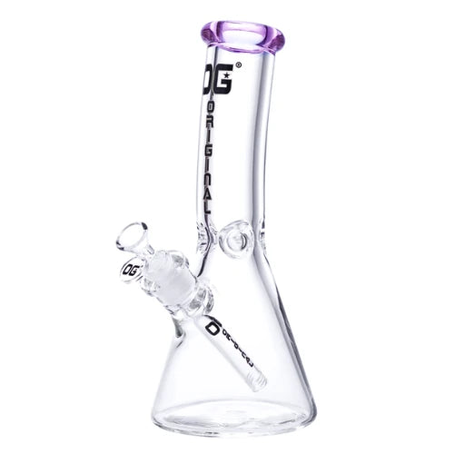 OG Original - 12 Inch 9mm Bent Neck Beaker Bong - Pink - Bongs Canada