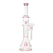 Preemo - 19” Triple Perc Bong - Pink - Bongs Canada