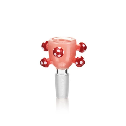 Arsenal - 2.5” Spiked Fungi Bowl - Pink -Bongs Canada