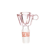 Arsenal Glass - 14mm Hexagon Diamond Glass Bowl – Pink - Bongs Canada