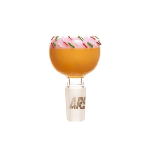 Pink Arsenal - 14mm Sprinkle Donut Glass Bowl - Bongs Canada