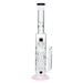 Arsenal Glass - 22” Triple Matrix Perc Bong - Pink - Bongs Canada