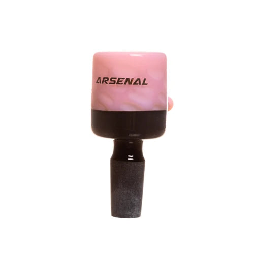 Arsenal Glass Color Banded 14mm - Pink - Bongs Canada