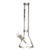 Marley - 16" 9mm Marley Clear Beaker Bong - Platinum - Bongs Canada