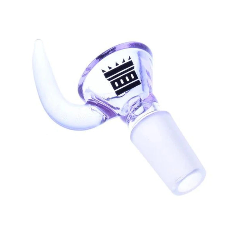 Castle Glassworks - 14mm Horn Bowl - Purple - Bongs Canada