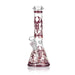 Arsenal - 10" Arsenal Floral Bliss Beaker Bong - Purple - Bongs Canada