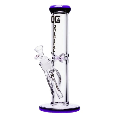 OG Original - 12" 9mm Straight Tube - Purple - Bongs Canada
