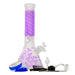 Arsenal Glass - 12” 5mm Sacred Geometry Glass Bong 9-in-1 Dab Kit - Purple - Bongs Canada