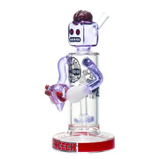 Cheech - 9 Inch Robot Brain Waterpipe - Purple - Bongs Canada