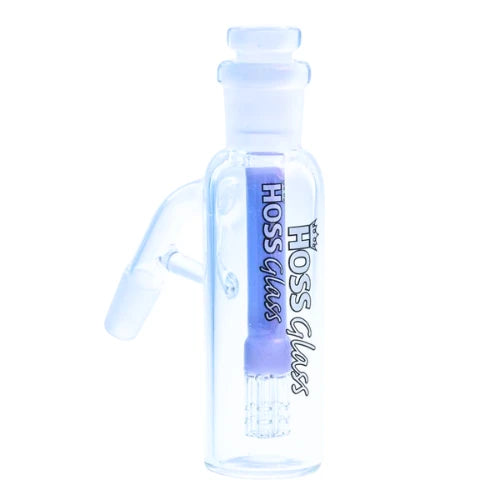 Hoss Glass - 45 Degree 14mm Ash Catcher - Purple - Bongs Canada