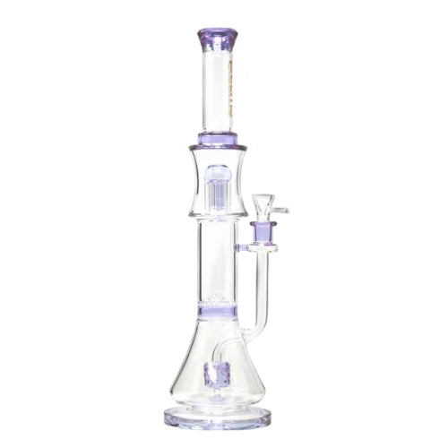 Preemo - 19” Triple Perc Bong - Purple - Bongs Canada