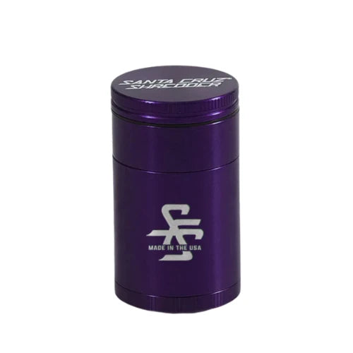 Santa Cruz Shredder - 4-Piece Small Traveler Grinder - Purple - Bongs Canada