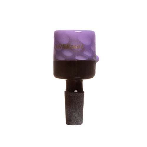 Arsenal Glass Color Banded 14mm - Purple - Bongs Canada
