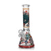 Arsenal Glass - 10" 5mm Mushroom Mortis Glass Bong - Red - Bongs Canada