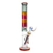 Cheech - 17" Cheech Colorful Straight Tube - Red - Bongs Canada