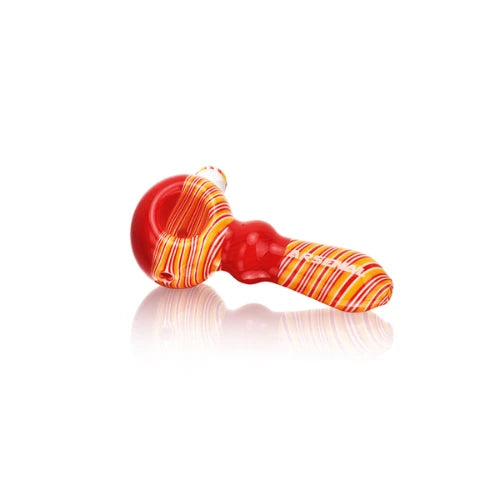 (6) Arsenal Glass - 3.7" Arsenal Cosmic Drift Handpipe – 5ct - Red - Bongs Canada