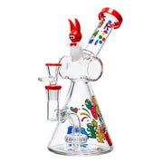 Cheech - 9 Inch Party Bunny Waterpipe - Red - Bongs Canada