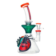 Cheech - 9 Inch Spider Trap Waterpipe - Red - Bongs Canada