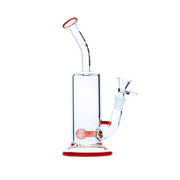 Nice Glass - Slitted Ball Percolator Bubbler - Red - Bongs Canada