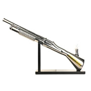 Arsenal Glass - 27" Action MechaX Glass Bong - Silver - Bongs Canada